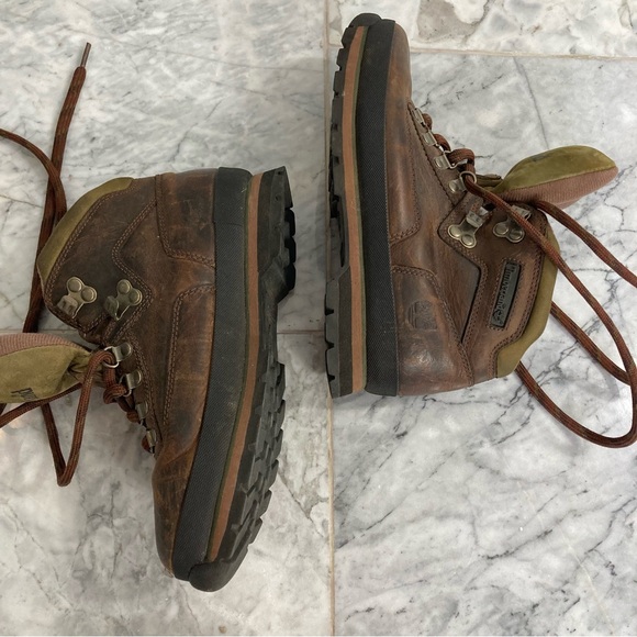 TIMBERLAND VINTAGE 90s Brown Hiking Boots - Picture 2 of 8